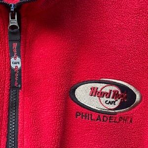 Hardrock fleece long sleeve 1/3 zip pullover fits L